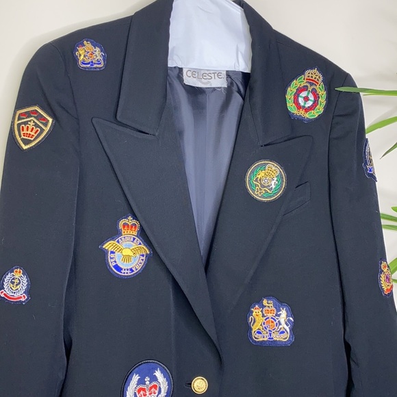 Celeste || Merlin Tailored Dickey Blazer/Jacket; Vintage inspired look. Size 10 - Picture 12 of 15